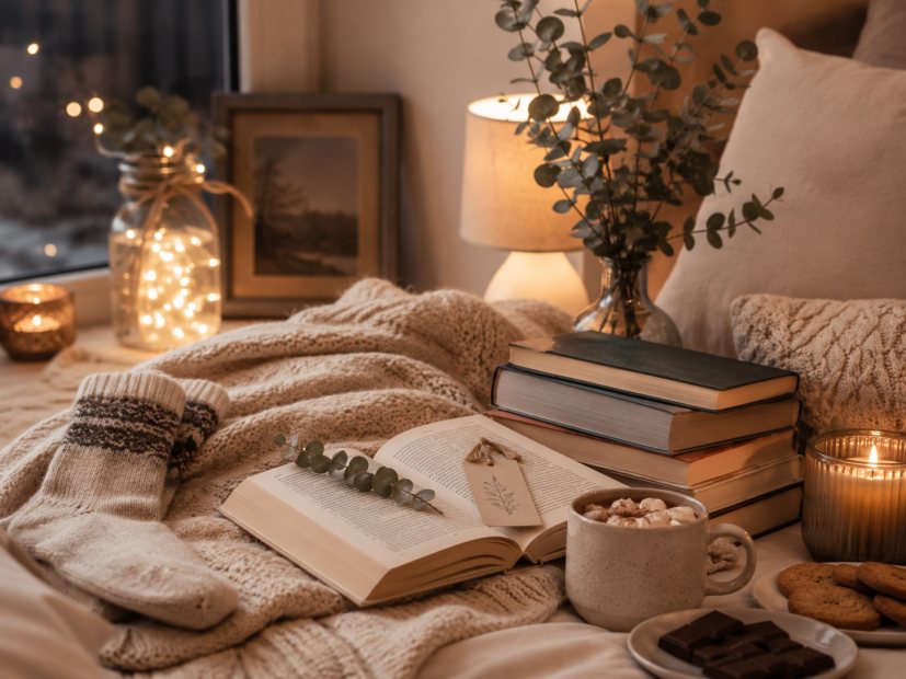 How to Create the Perfect Cosy Reading Night cover image